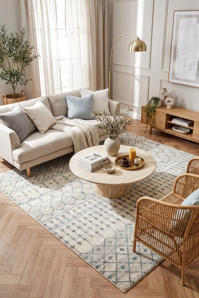 Evoke Slate White Transitional Rug - Image 2