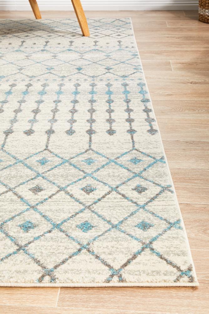 Evoke Slate White Transitional Rug - Image 7