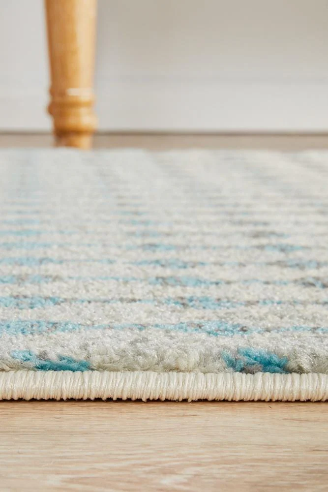 Evoke Slate White Transitional Runner Rug - Image 8