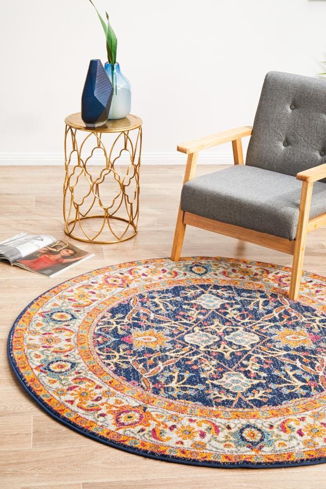 Evoke Splash Multi Transitional Round Rug - Image 5