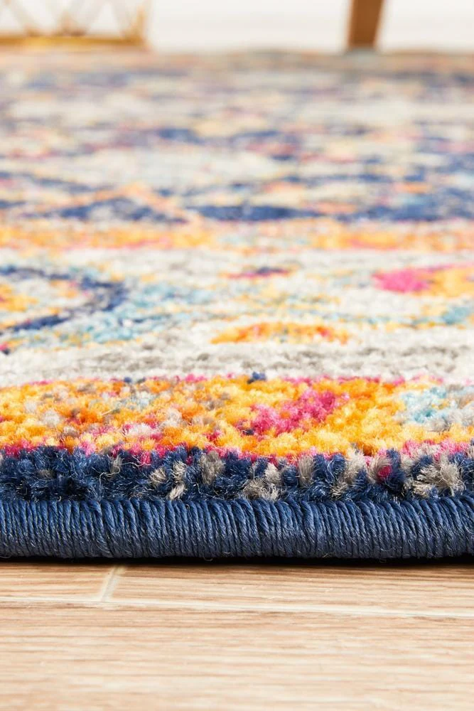 Evoke Splash Multi Transitional Round Rug - Image 8