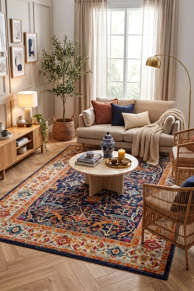 Evoke Splash Multi Transitional Rug - Image 2