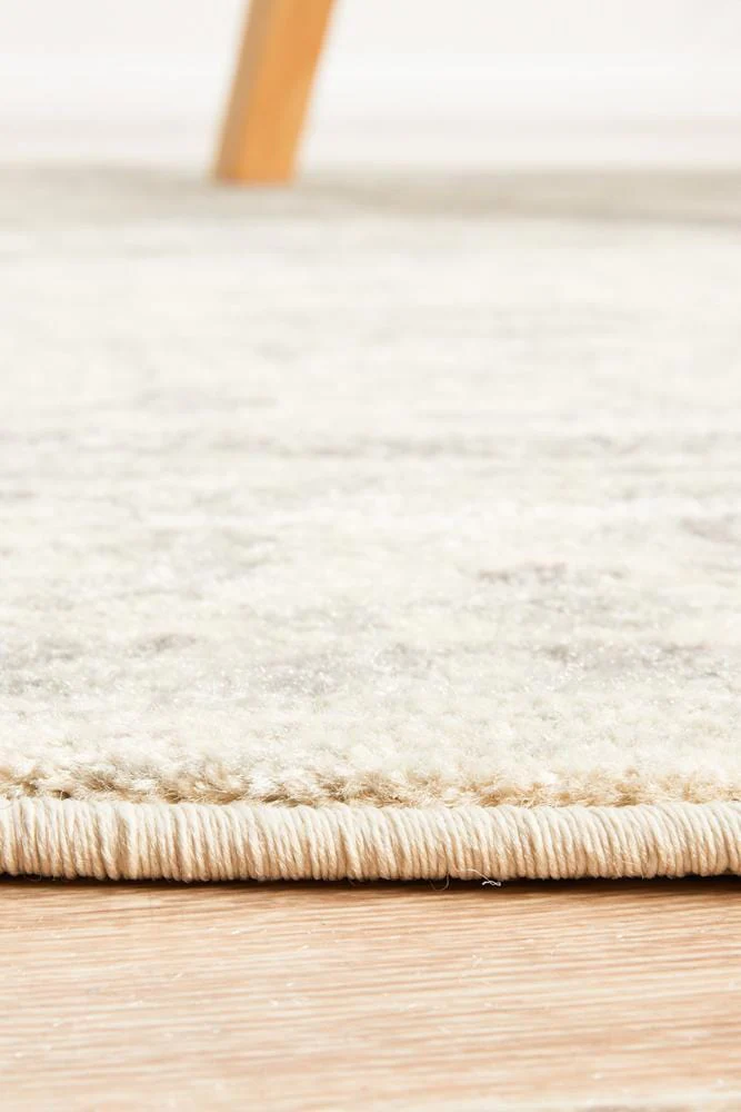 Evoke Winter White Transitional Round Rug - Image 8