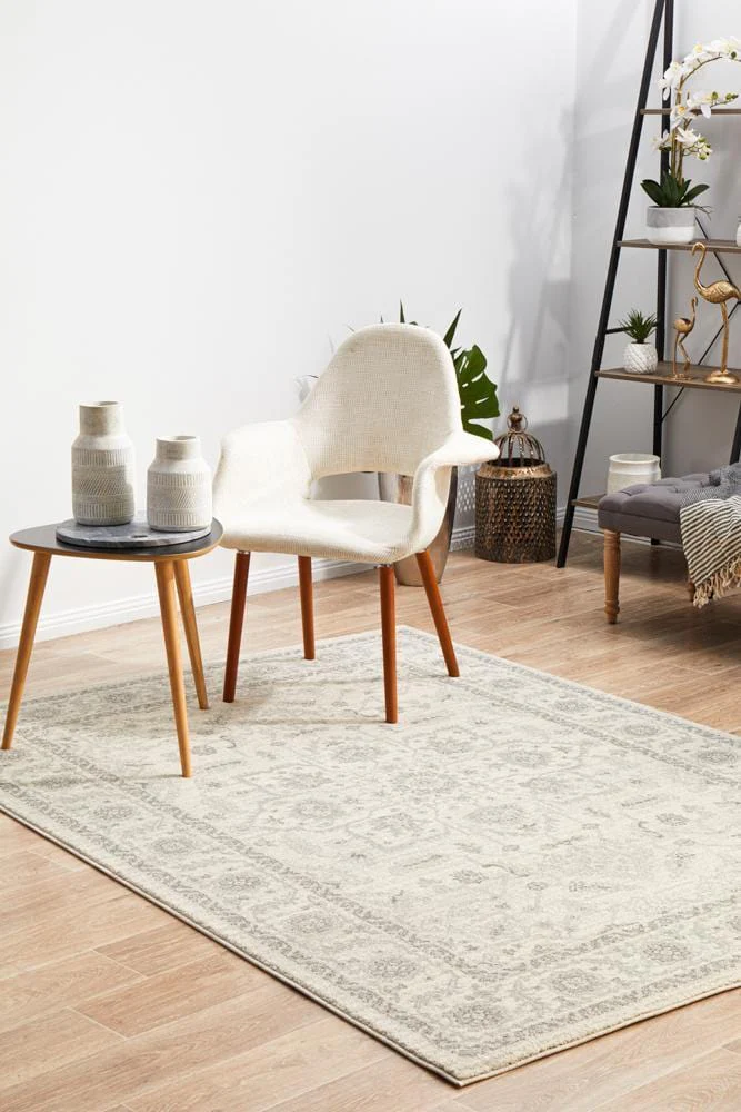Evoke Winter White Transitional Rug - Image 4