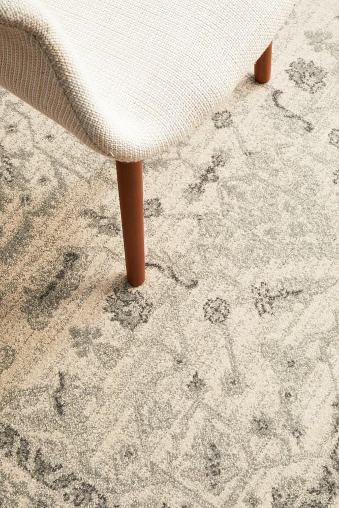Evoke Winter White Transitional Rug - Image 8
