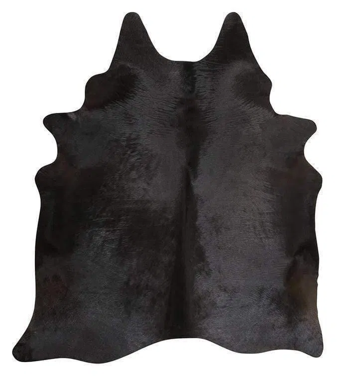 Exquisite Natural Cow Hide Black - Image 4
