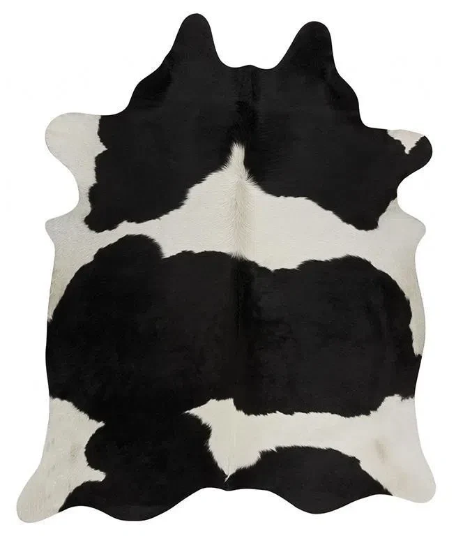 Exquisite Natural Cow Hide Black White - Image 4