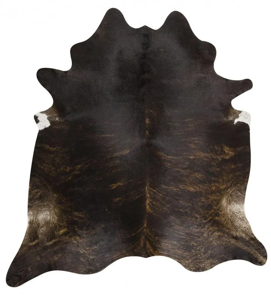 Exquisite Natural Cow Hide Dark Brindle - Image 3