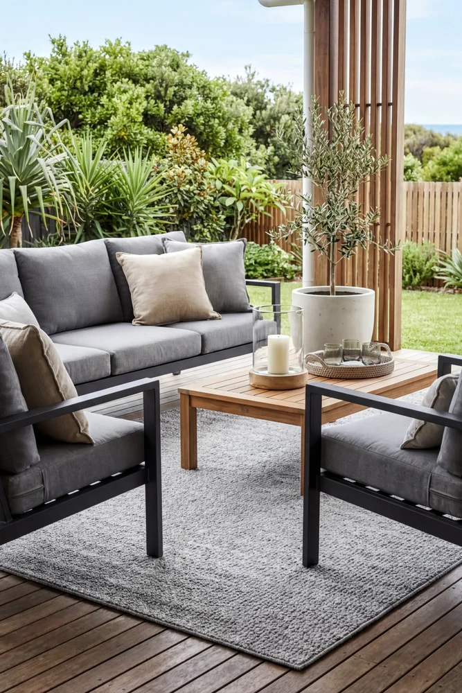 Nevada 508 Indoor Outdoor Grey Rug - Image 2