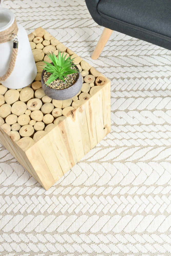 Nevada 608 Indoor Outdoor Cream Rug - Image 10