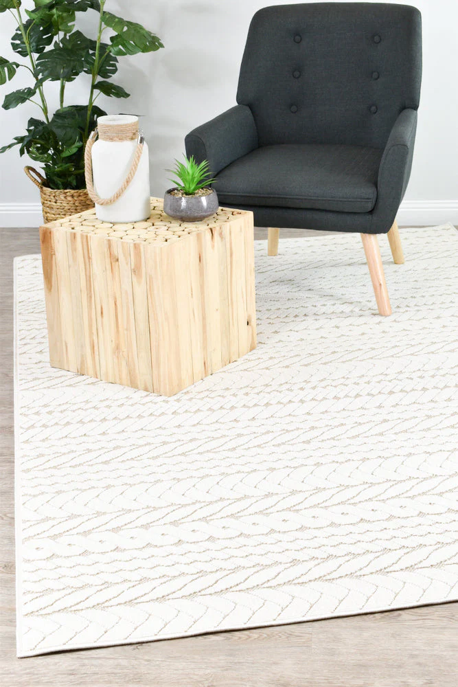 Nevada 608 Indoor Outdoor Cream Rug - Image 11