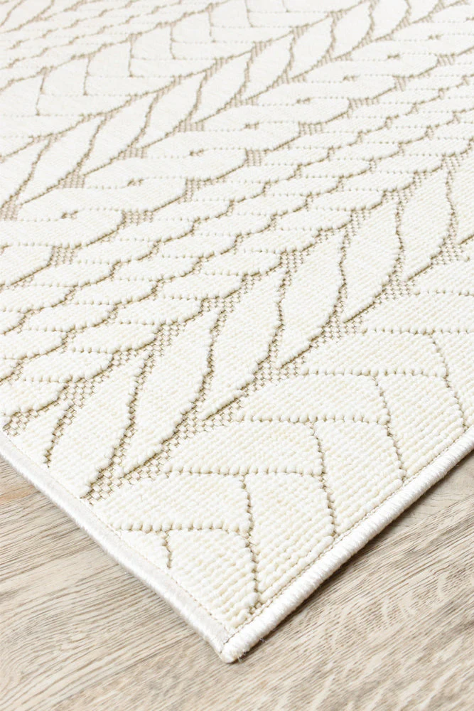 Nevada 608 Indoor Outdoor Cream Rug - Image 4
