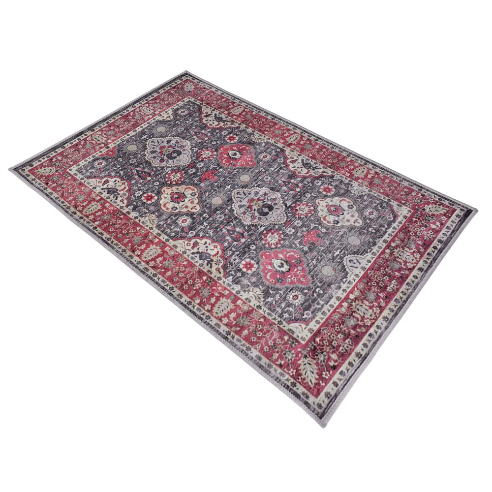 Gilgit Multicolour Traditional Nonslip Rug - Image 6