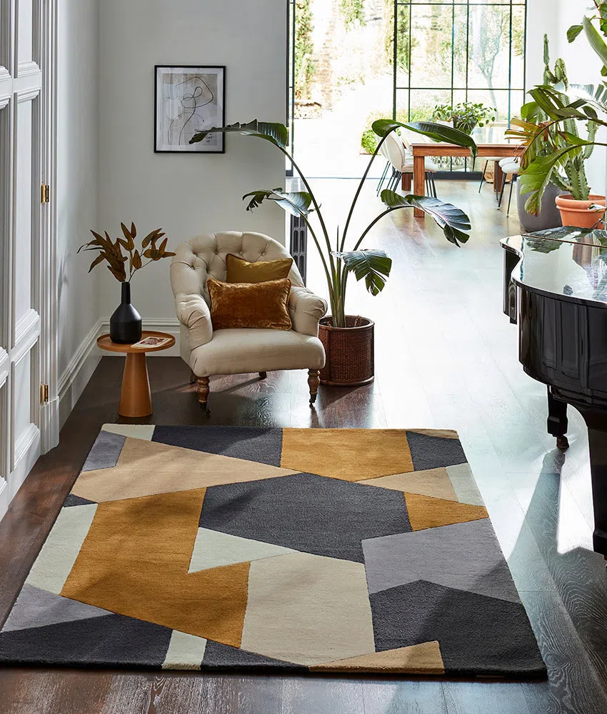 Harlequin Rugs Popova Caramel Slate Shell 143101 - Image 3