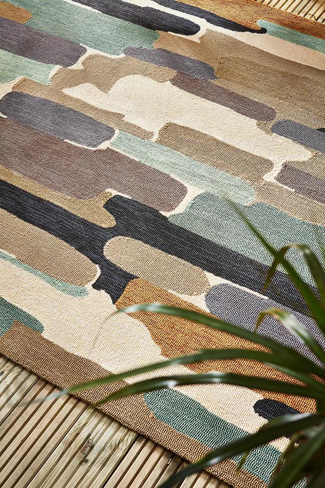 Harlequin Trattino Sea Glass Outdoor Rug 444804 - Image 3