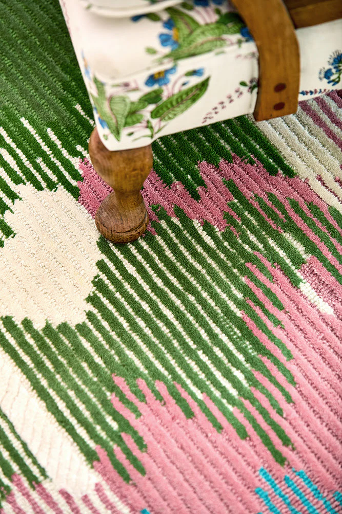 Sophie Robinson x Harlequin Wilderness Peridot/emerald 144507 Rug - Image 5