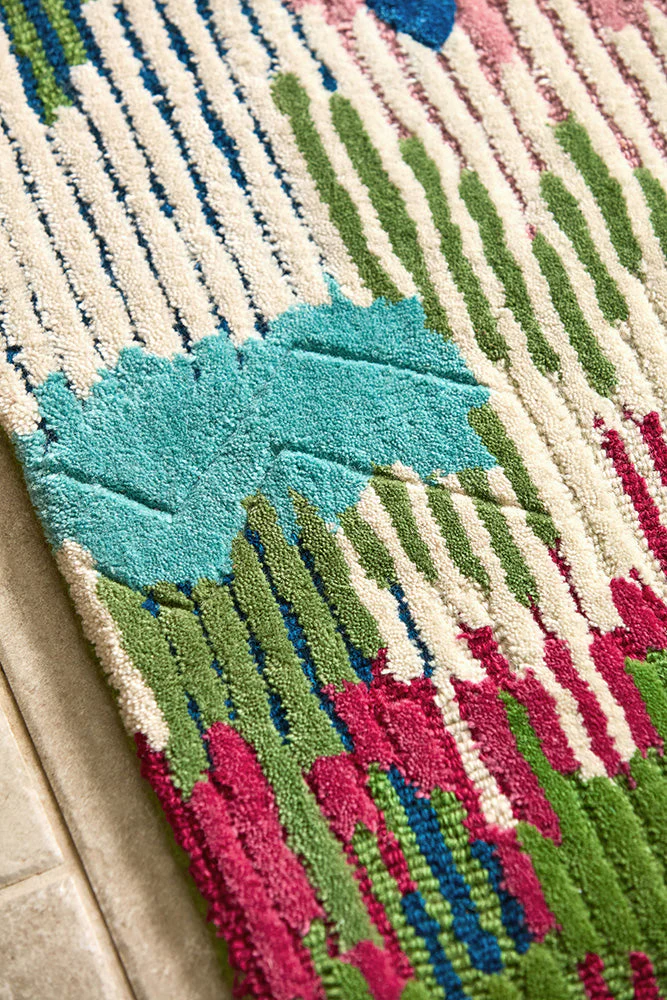 Sophie Robinson x Harlequin Wilderness Peridot/emerald 144507 Rug - Image 7