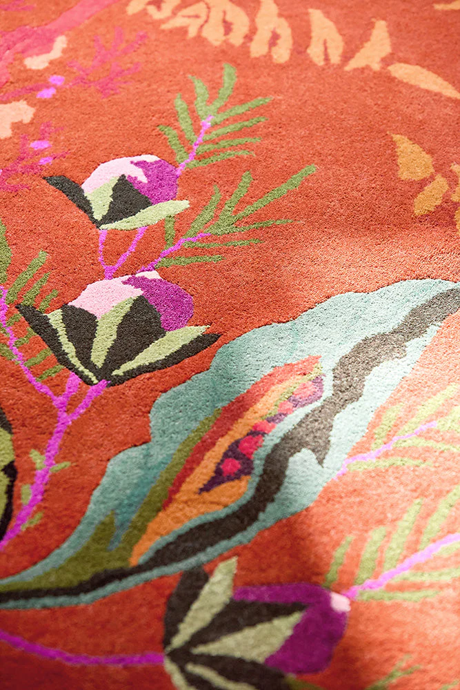 Sophie Robinson x Harlequin Wonderland Floral Amber/Lapis 144713 Rug - Image 6