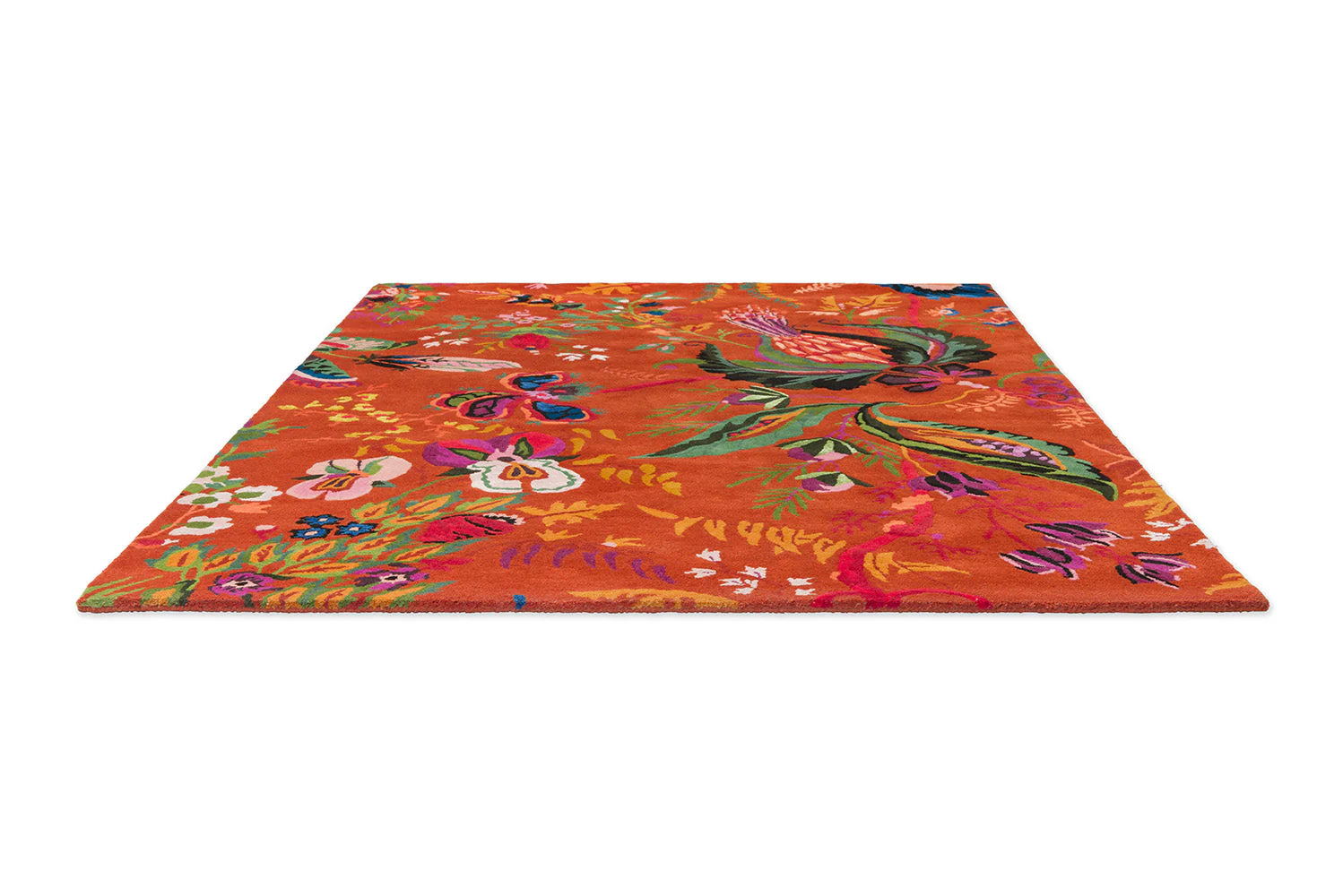 Sophie Robinson x Harlequin Wonderland Floral Amber/Lapis 144713 Rug - Image 8
