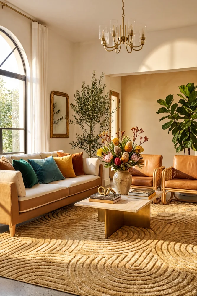 Haven Zina Gold Rug - Image 2