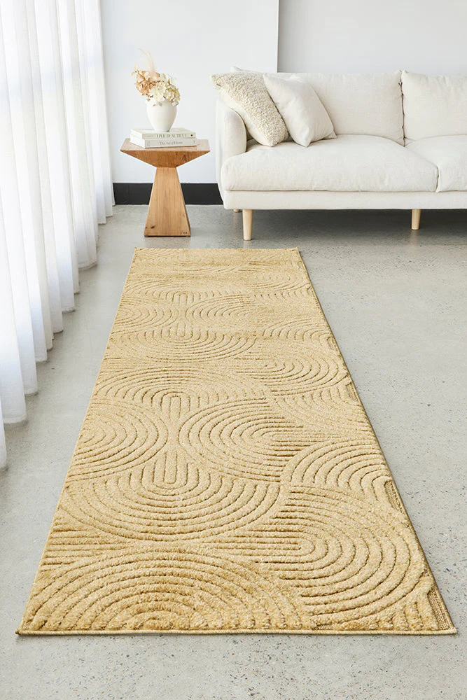 Haven Zina Gold Runner Rug - Image 2