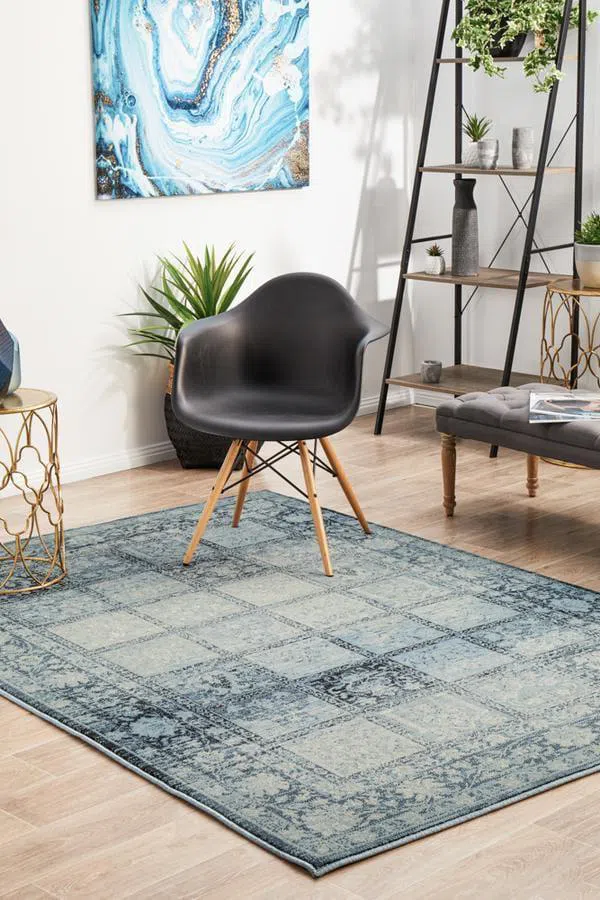 Heritage Paradise Navy Rug - Image 3