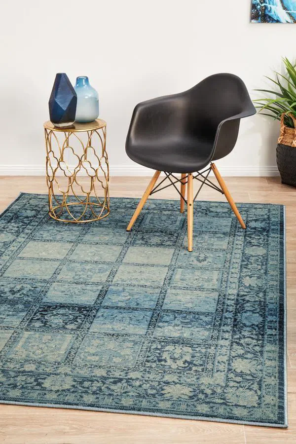 Heritage Paradise Navy Rug - Image 4