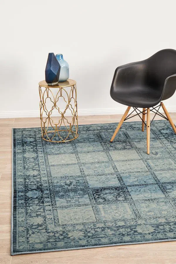 Heritage Paradise Navy Rug - Image 5