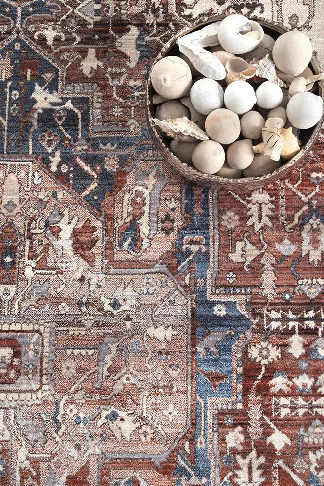 Heriz Hazelnut Traditional Rug - Image 4