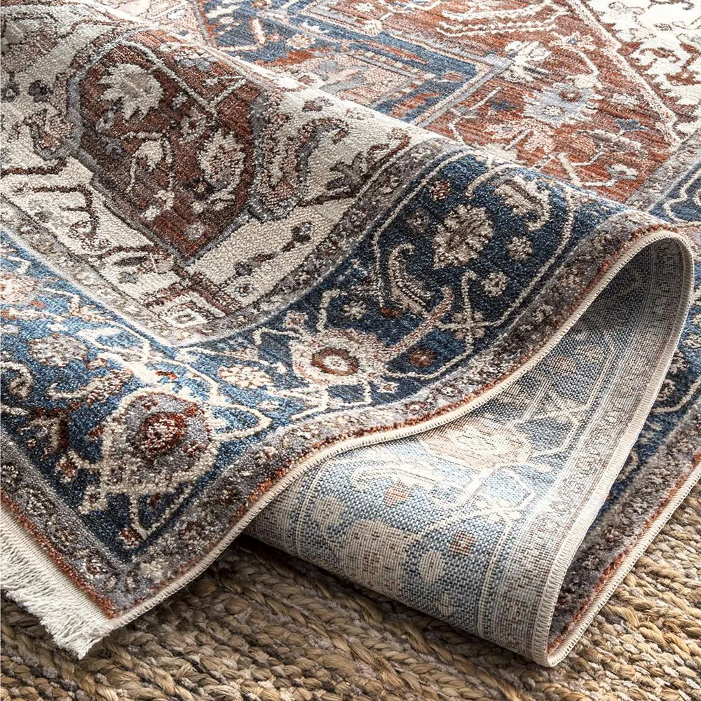 Heriz Hazelnut Traditional Rug - Image 7