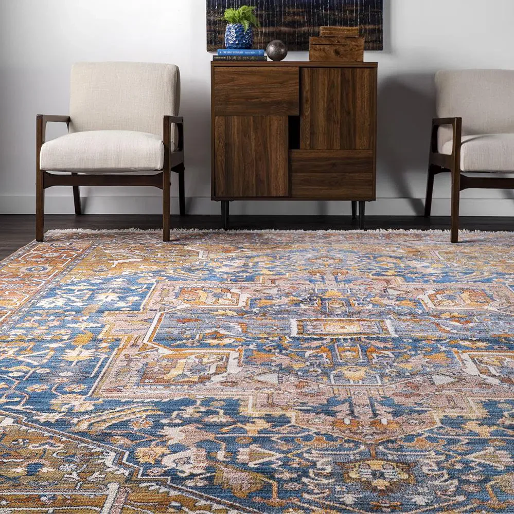 Heriz Rust Traditional Rug - Image 6