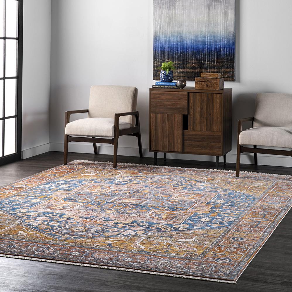 Heriz Rust Traditional Rug - Image 7