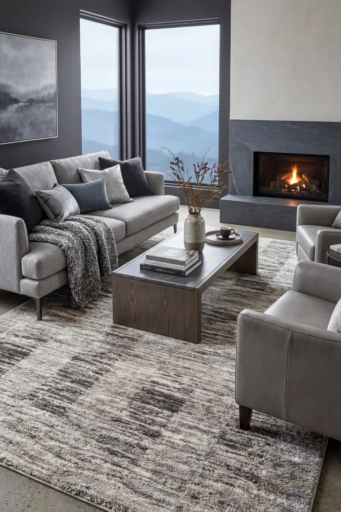 Himali Fin Steel Rug - Image 2