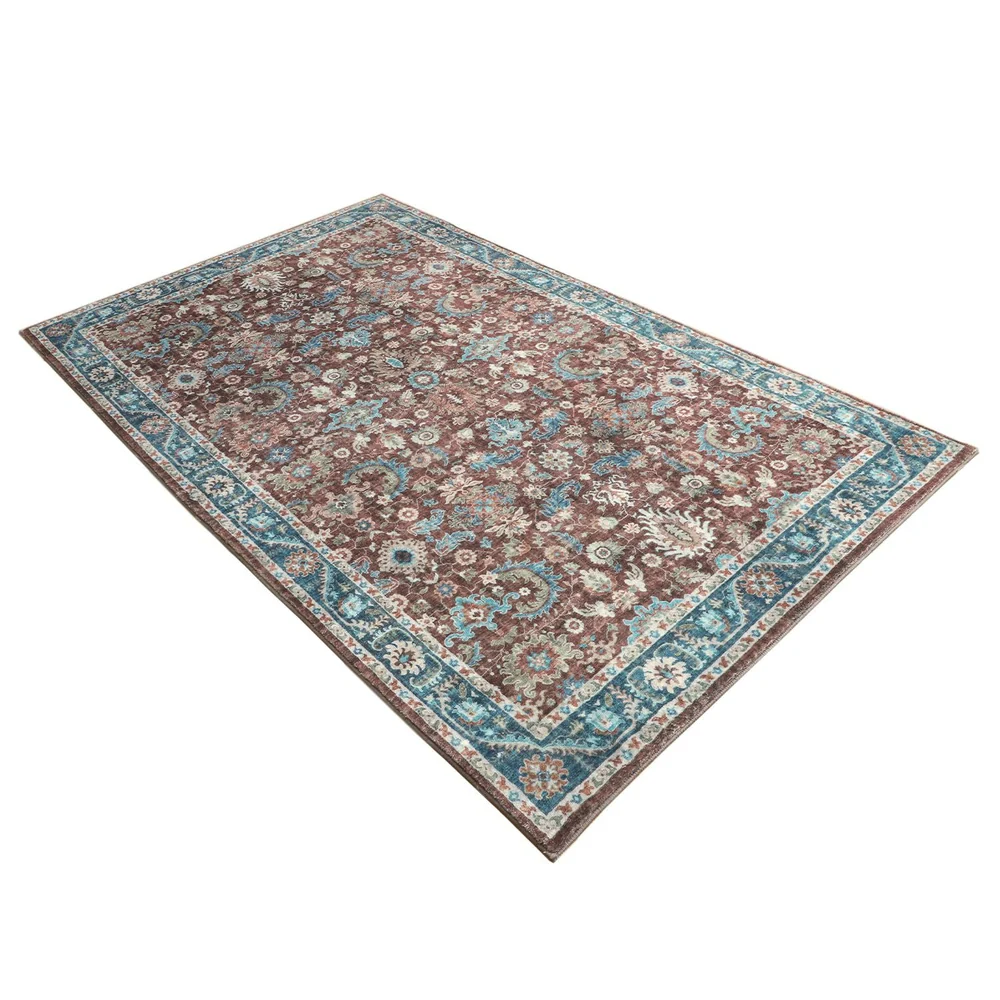 Imna Red Machine Washable Rug - Image 4