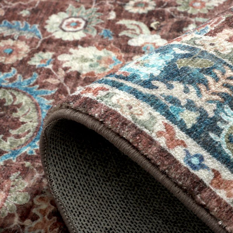 Imna Red Machine Washable Rug - Image 5