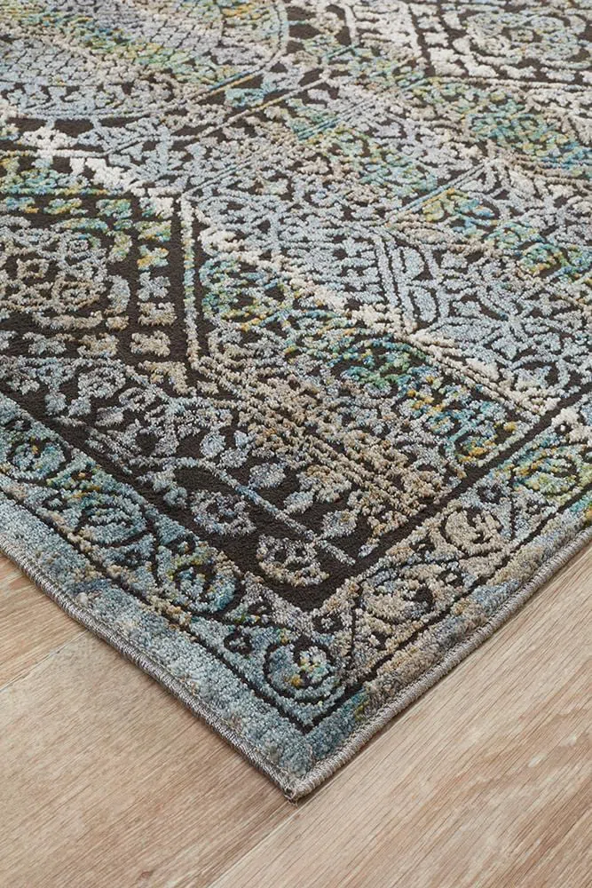 Jezebel Fluid Morrow Modern Blue Rug - Image 4