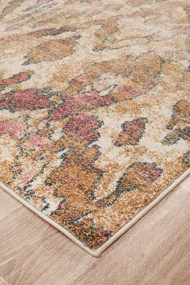 Kaitlin Soft Pink and Beige Rug - Image 4