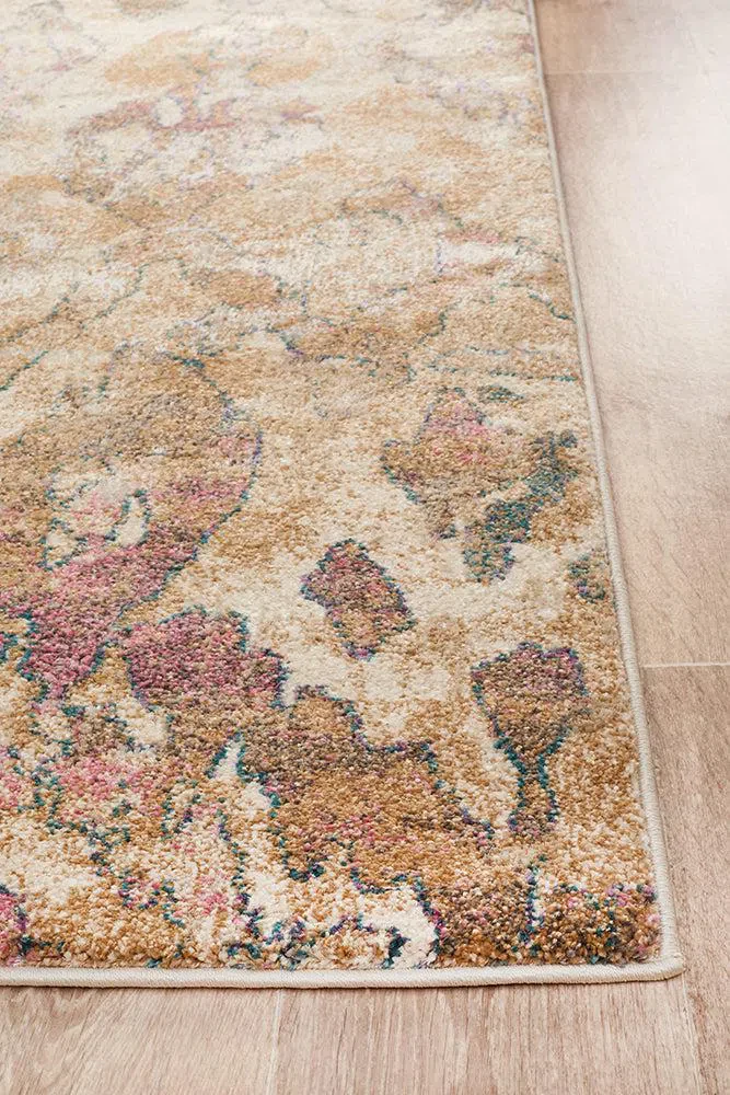 Kaitlin Soft Pink and Beige Rug - Image 5