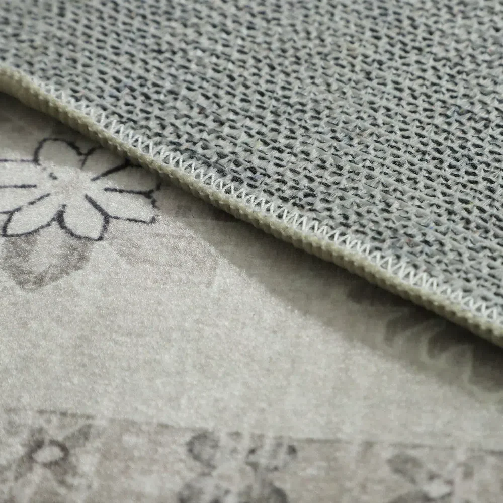 Kanchan Grey Machine Washable Rug - Image 5