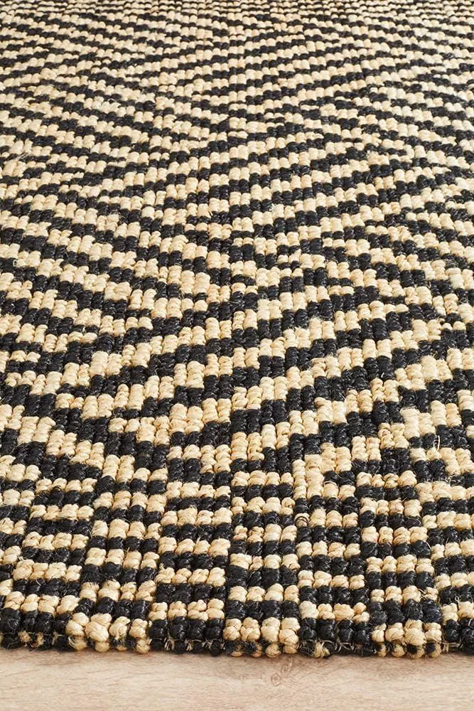 Kenya Kimi Hand Woven Tribal Jute Rug - Image 6