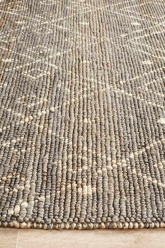 Kenya Misu Hand Woven Tribal Jute Rug - Image 6