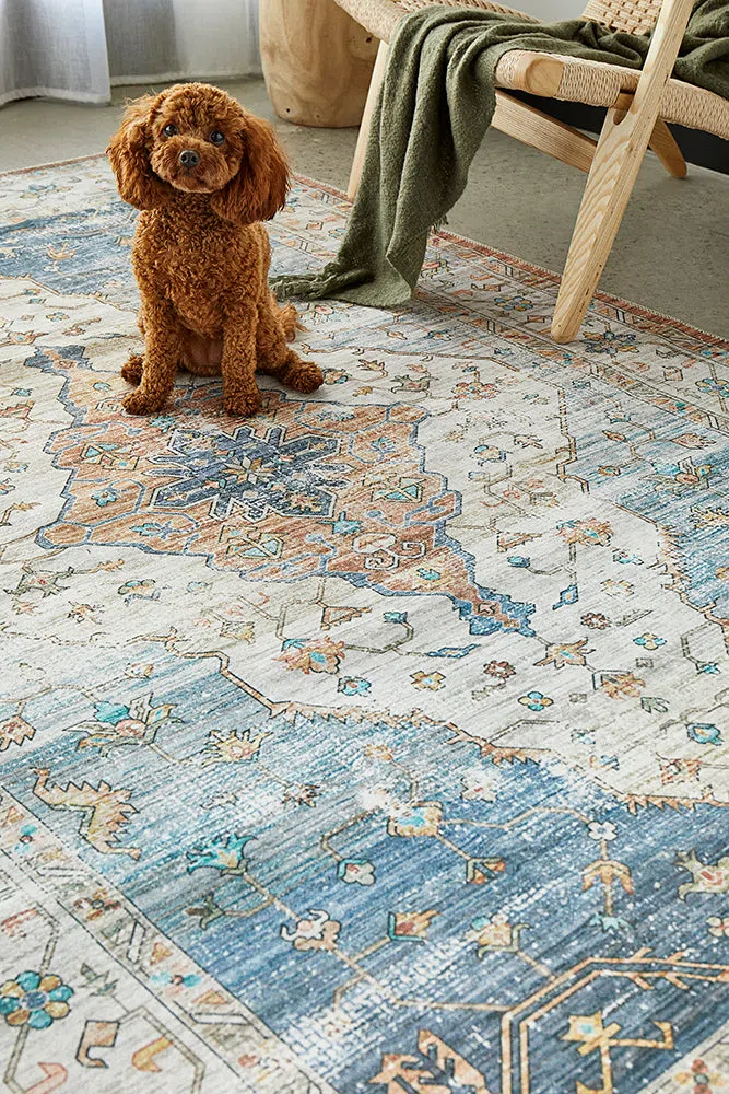 Kindred Blair Blue Washbale Rug - Image 4