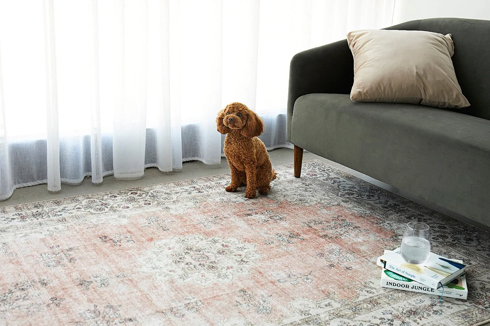 Kindred Coco Peach Washable Rug - Image 8