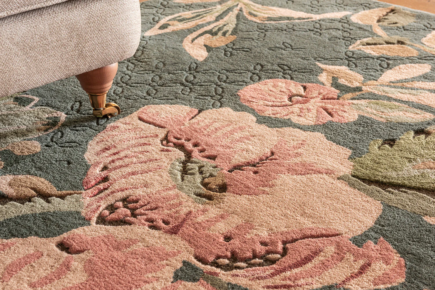 Laura Ashley Aylworth Trail Fern Green 078607 Rug - Image 6