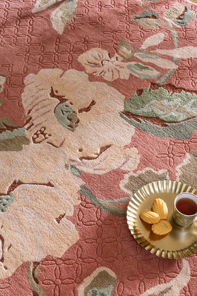 Laura Ashley Aylworth Trail Terracotta Orange 078603 Rug - Image 3