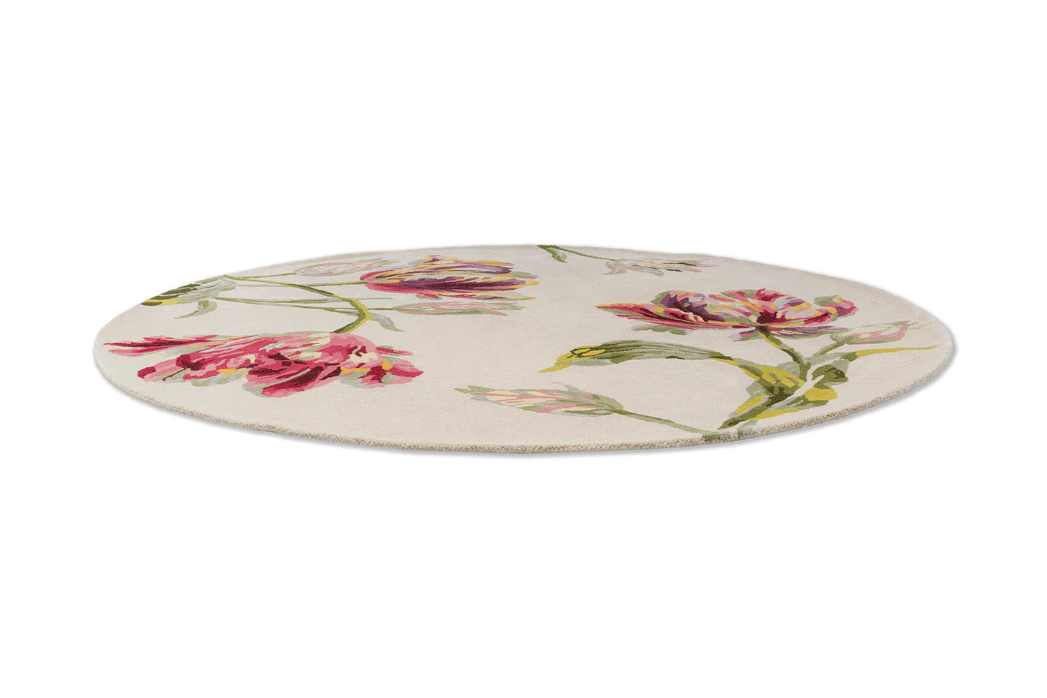 Laura Ashley Gosford Cranberry 081300 Round Rug - Image 2