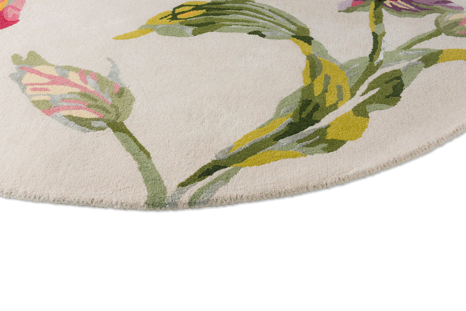 Laura Ashley Gosford Cranberry 081300 Round Rug - Image 3