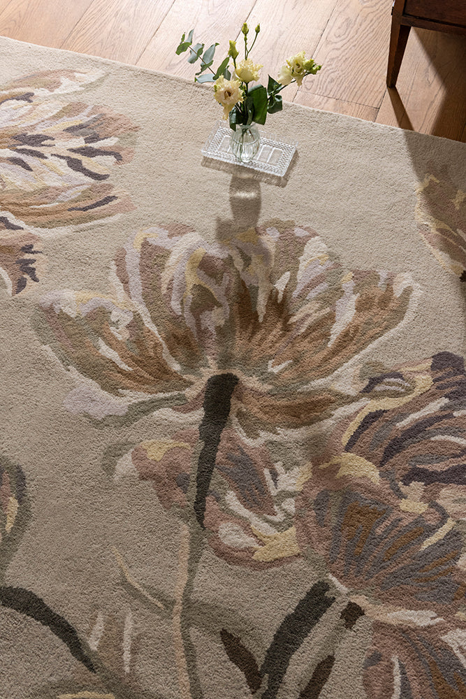 Laura Ashley Gosford Natural Sage Green 081307 Rug - Image 3