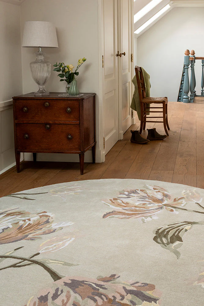 Laura Ashley Gosford Natural Sage Green 081307 Rug - Image 9