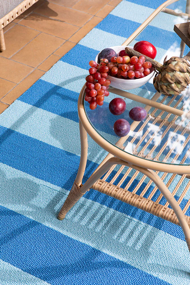 Laura Ashley Lille Sky Blue Outdoor 480008 Rug - Image 3